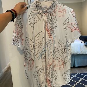 ZARA Slim fit button up